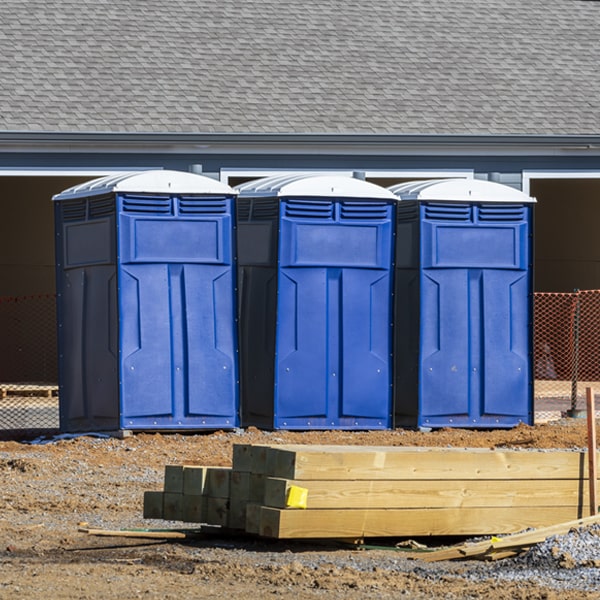 is there a specific order in which to place multiple portable restrooms in Kirby